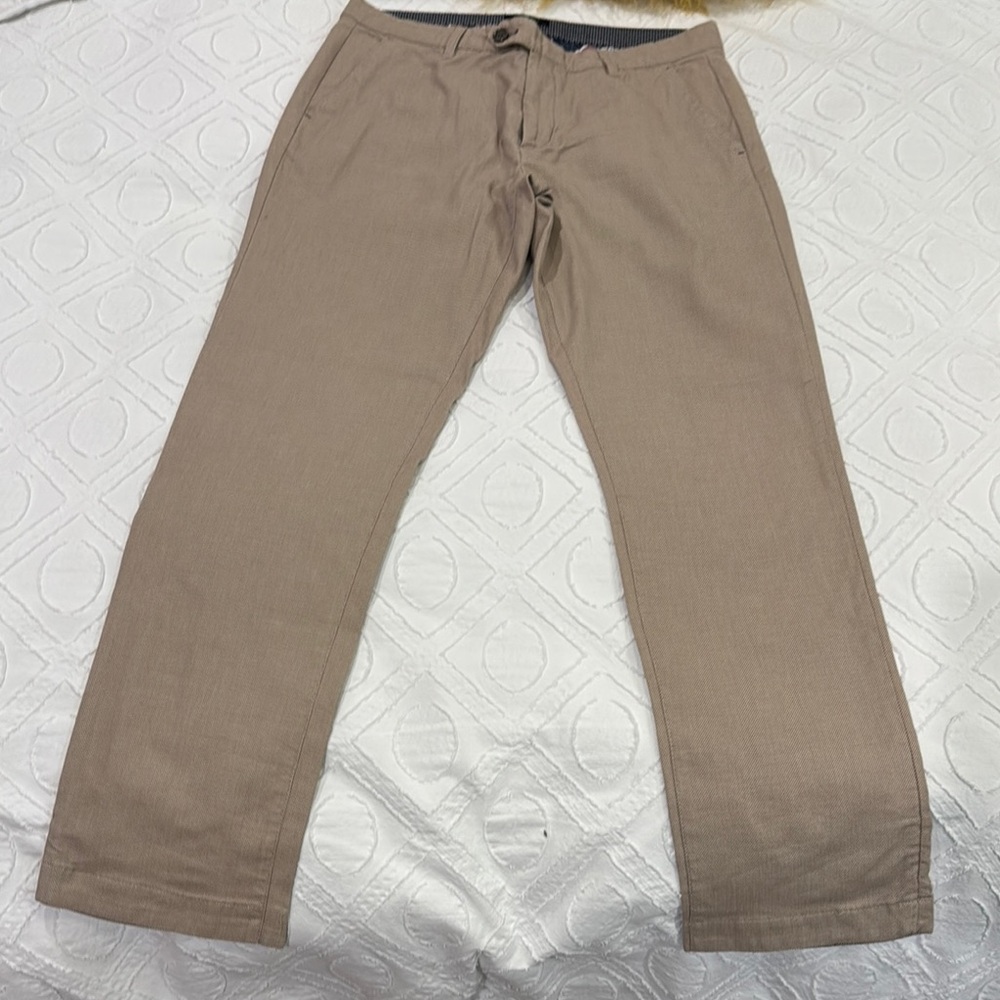 Ted Baker Tan Chinos Classic Cotton Twill